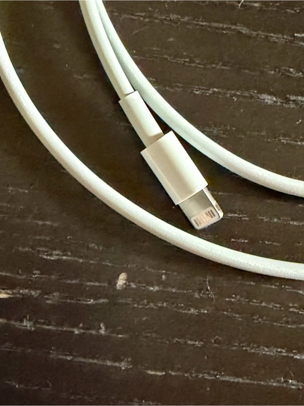 White Lightning to USB-A Charging Cable